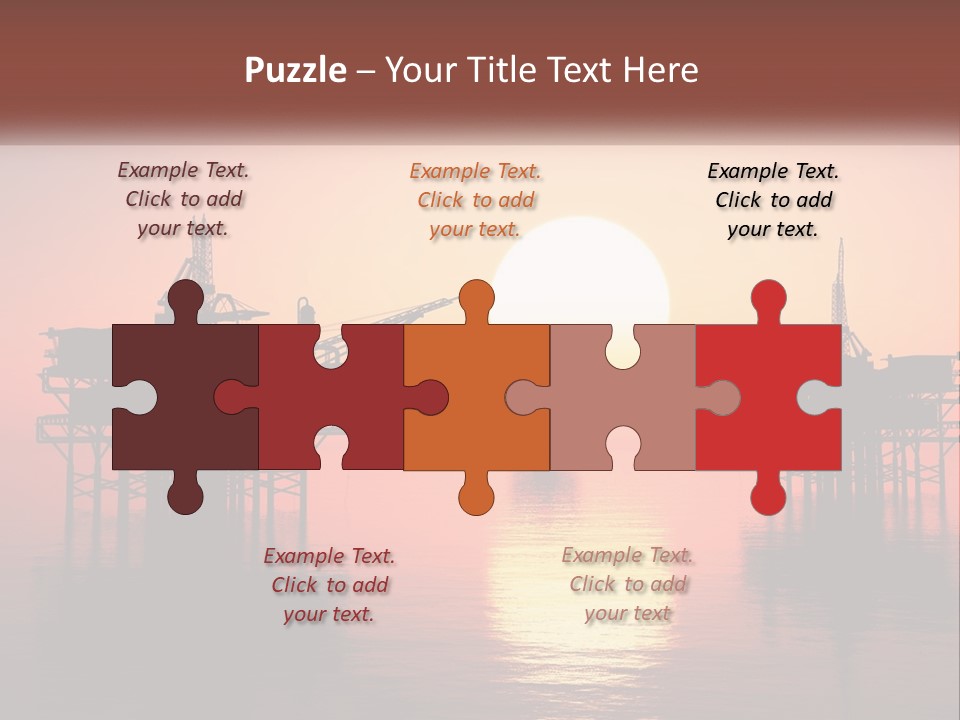 Older Sand Pensioner PowerPoint Template