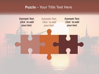 Older Sand Pensioner PowerPoint Template