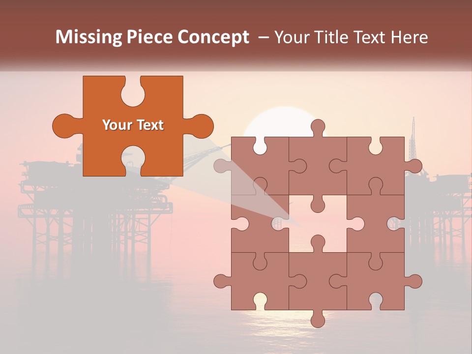 Older Sand Pensioner PowerPoint Template