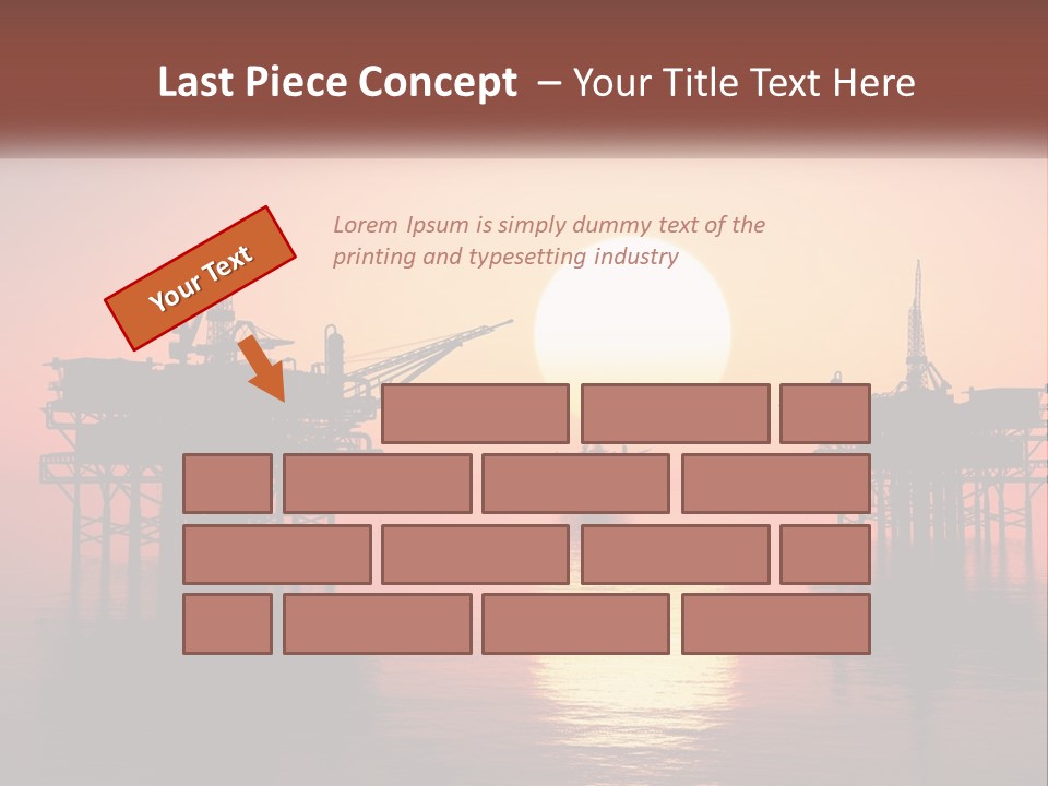 Older Sand Pensioner PowerPoint Template