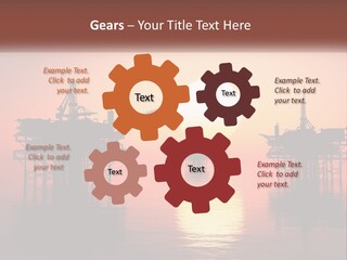 Older Sand Pensioner PowerPoint Template