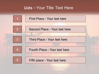 Older Sand Pensioner PowerPoint Template