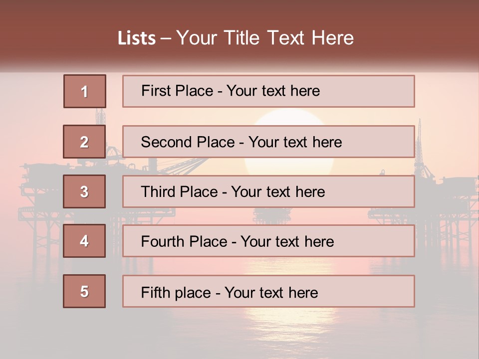 Older Sand Pensioner PowerPoint Template