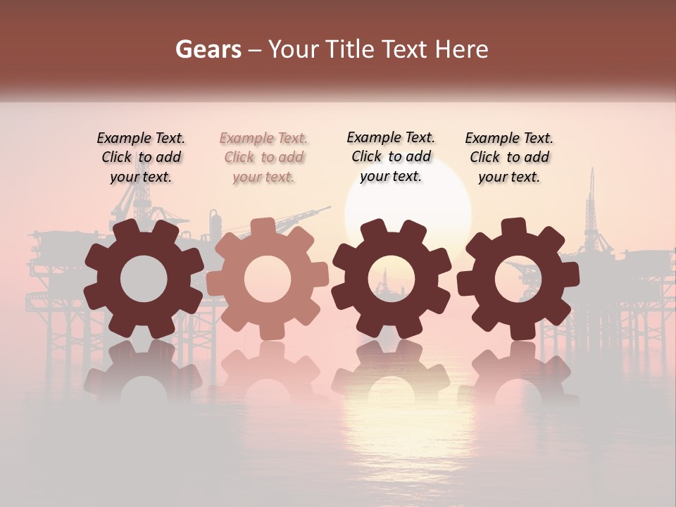 Older Sand Pensioner PowerPoint Template