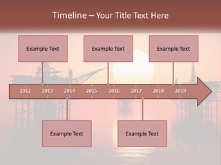 Older Sand Pensioner PowerPoint Template