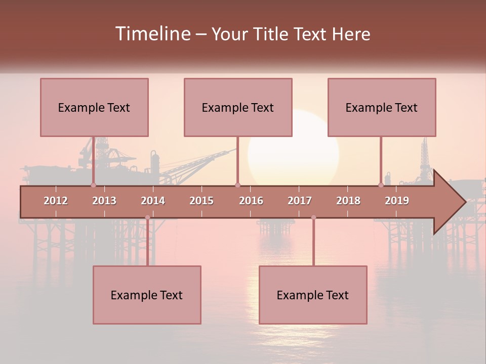 Older Sand Pensioner PowerPoint Template