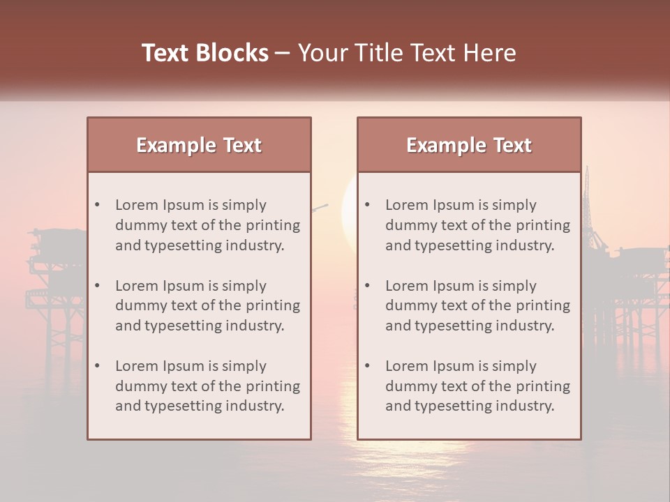 Older Sand Pensioner PowerPoint Template