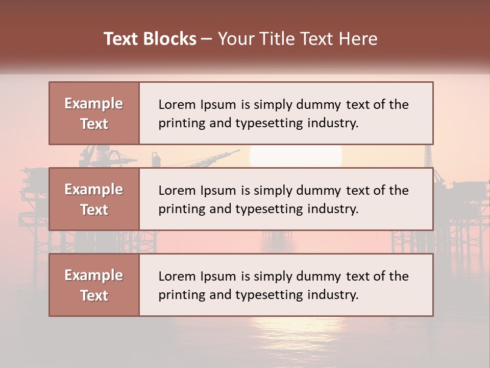 Older Sand Pensioner PowerPoint Template