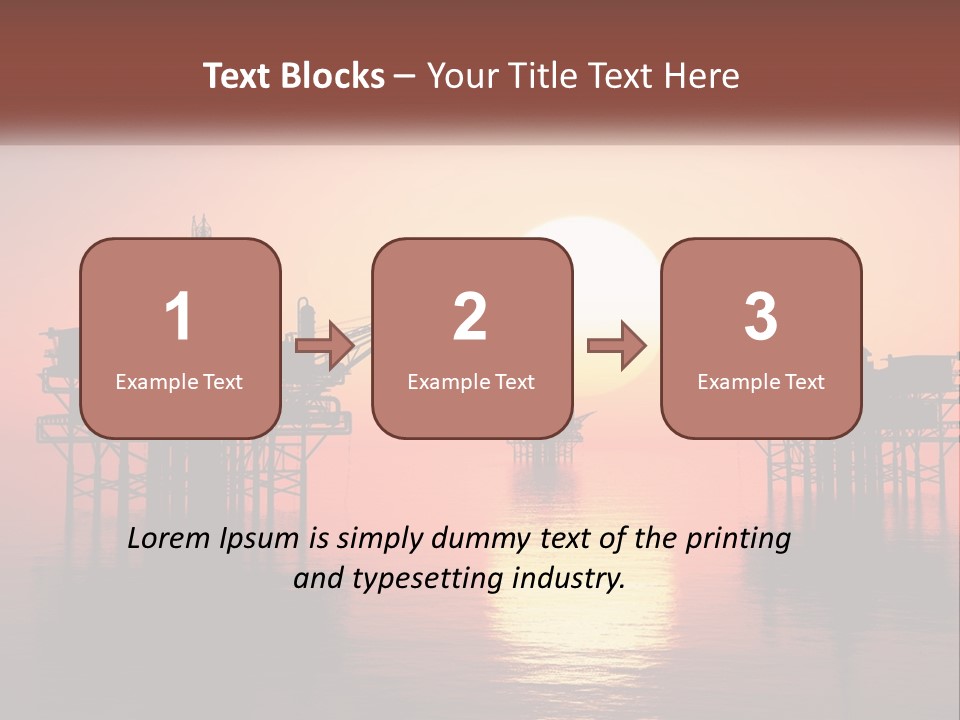 Older Sand Pensioner PowerPoint Template