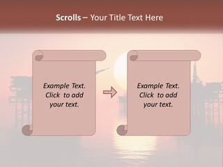 Older Sand Pensioner PowerPoint Template