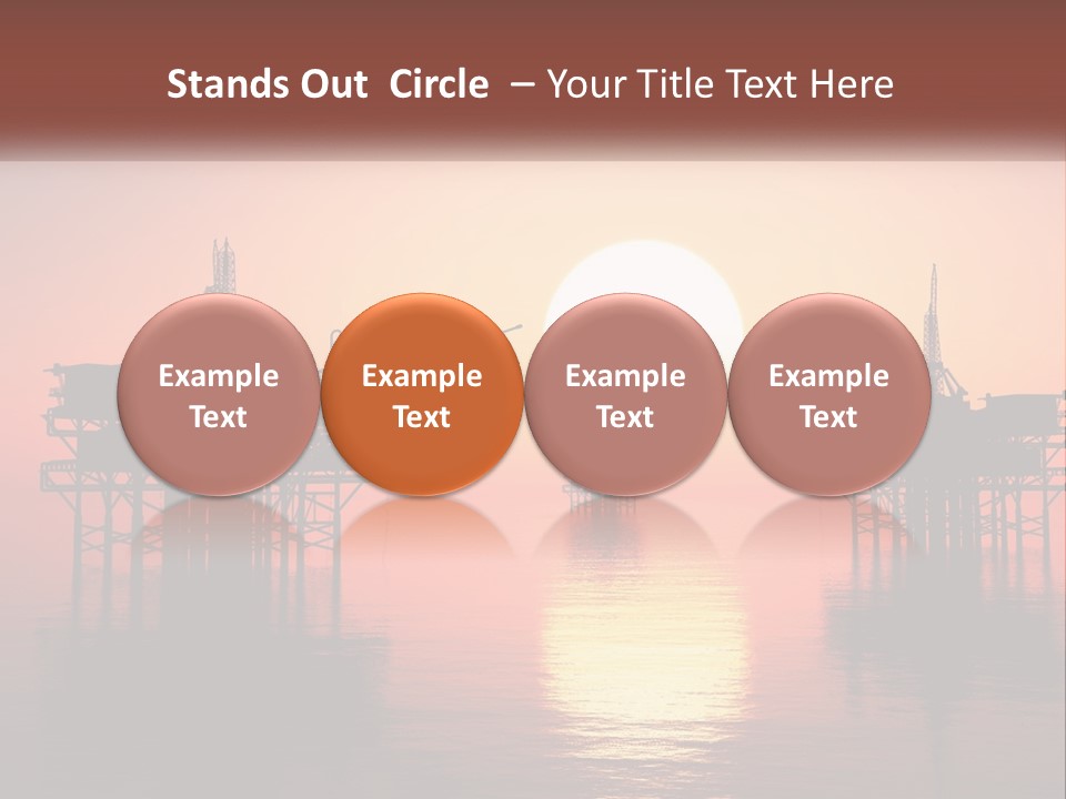 Older Sand Pensioner PowerPoint Template