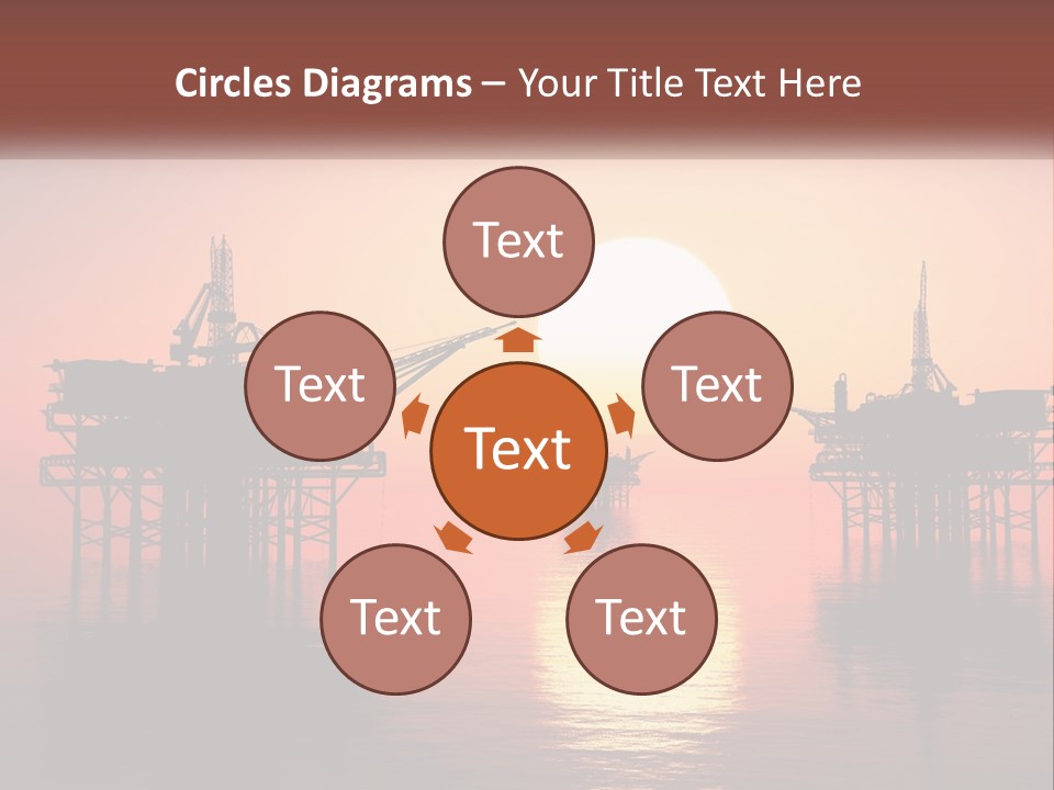 Older Sand Pensioner PowerPoint Template