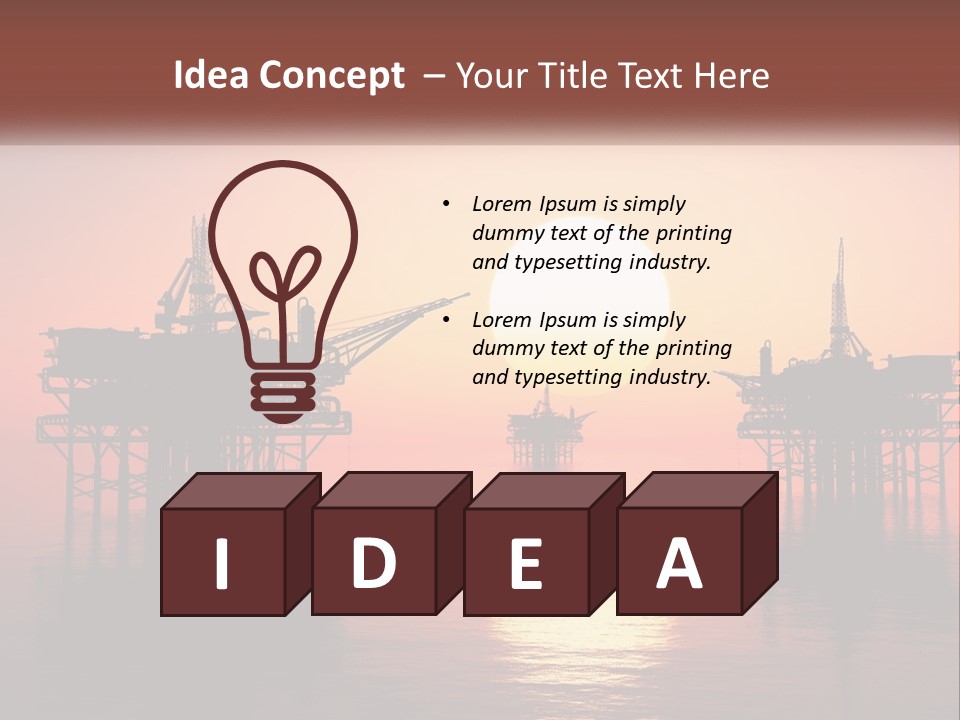 Older Sand Pensioner PowerPoint Template