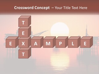 Older Sand Pensioner PowerPoint Template