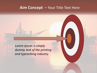 Older Sand Pensioner PowerPoint Template