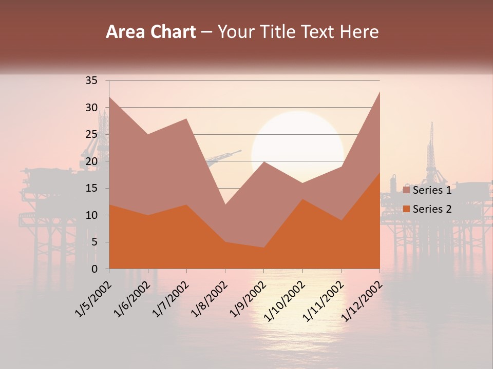 Older Sand Pensioner PowerPoint Template