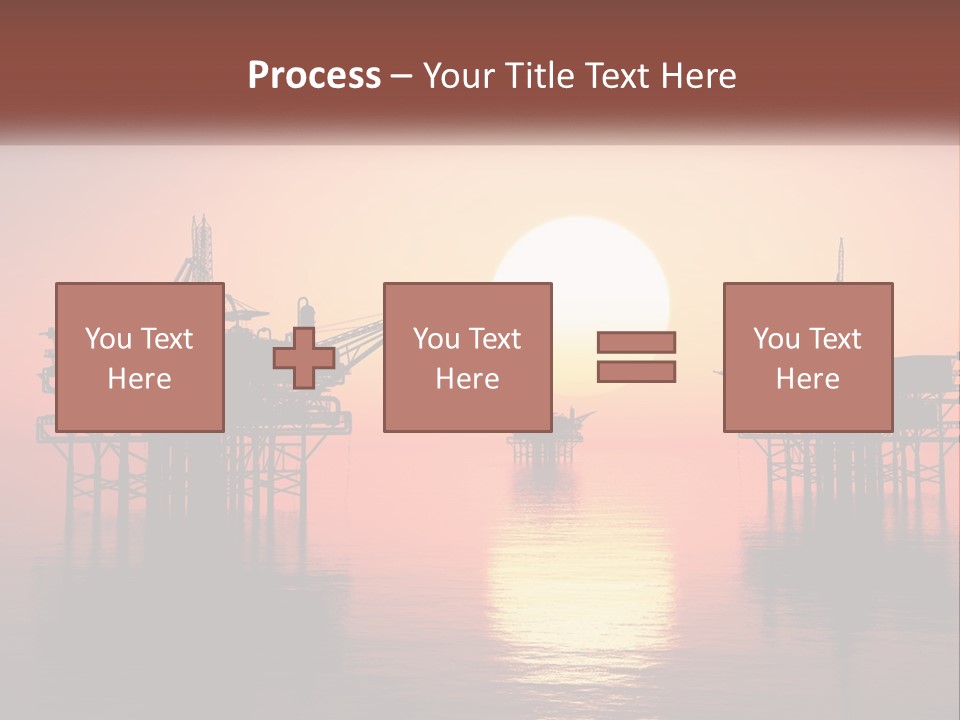 Older Sand Pensioner PowerPoint Template
