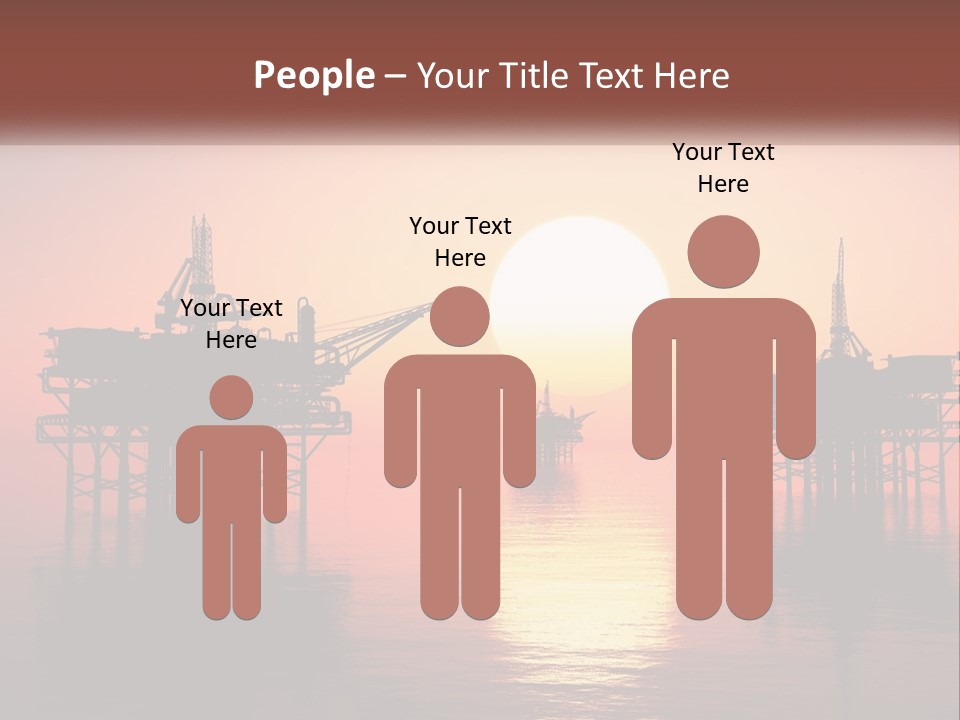 Older Sand Pensioner PowerPoint Template