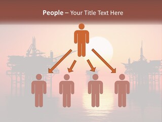 Older Sand Pensioner PowerPoint Template