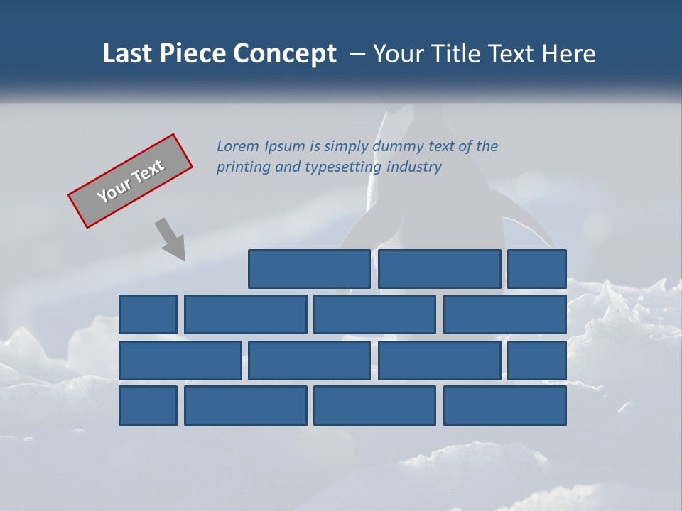 Single Sunrise Sea PowerPoint Template