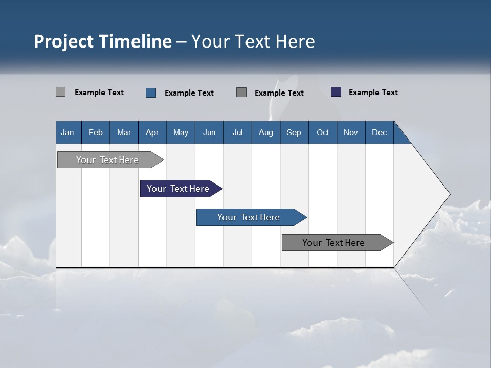 Single Sunrise Sea PowerPoint Template