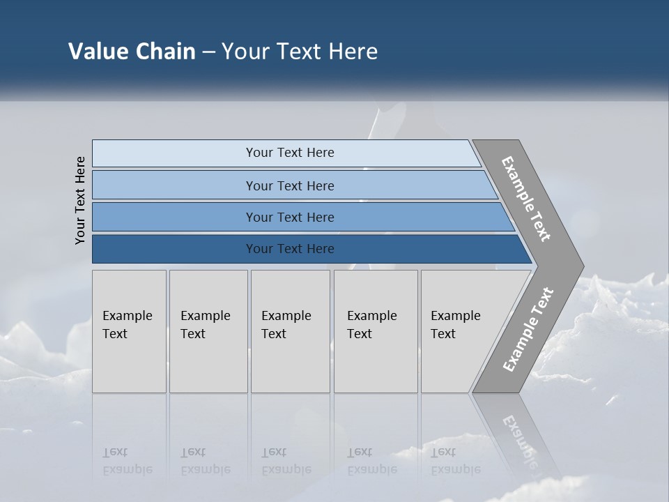 Single Sunrise Sea PowerPoint Template