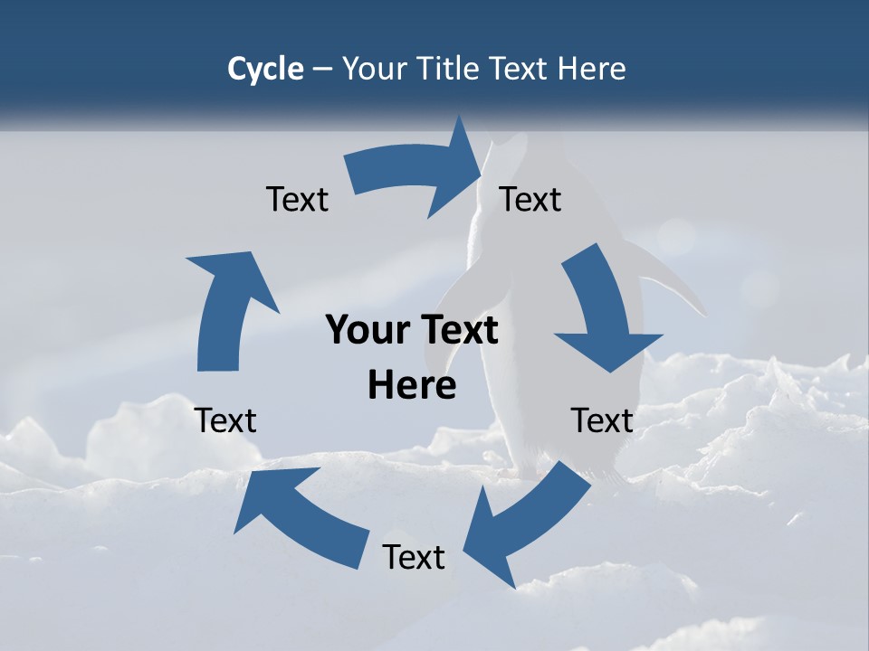 Single Sunrise Sea PowerPoint Template