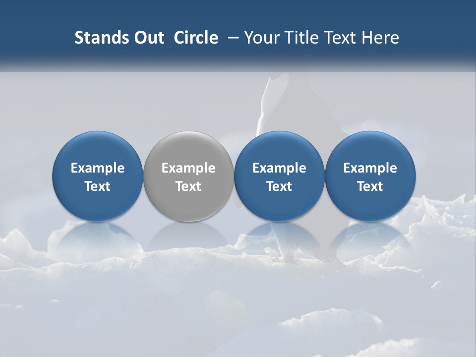 Single Sunrise Sea PowerPoint Template