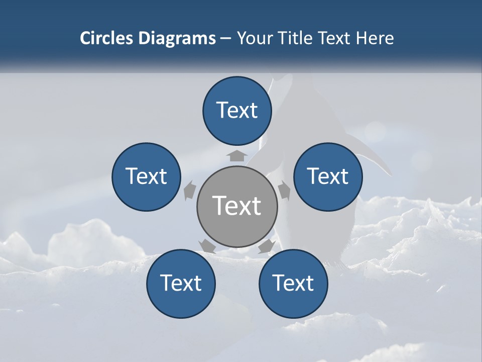 Single Sunrise Sea PowerPoint Template