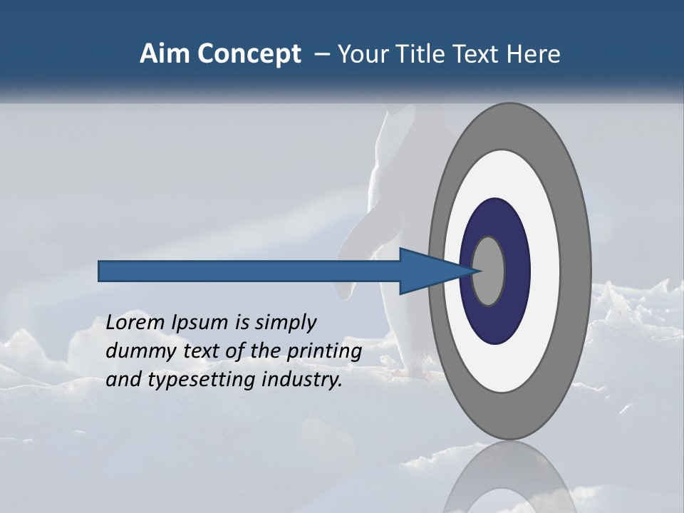 Single Sunrise Sea PowerPoint Template
