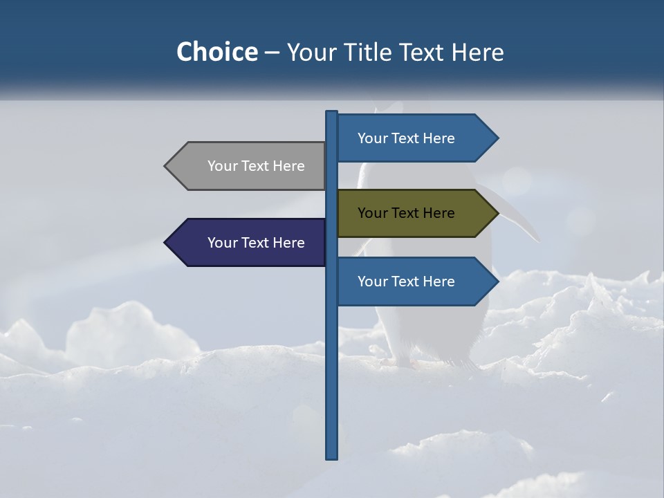 Single Sunrise Sea PowerPoint Template