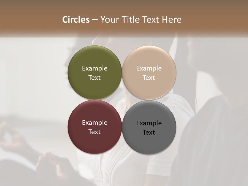 Pensioner Daughter Water PowerPoint Template