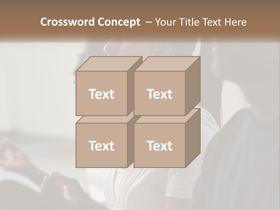 Pensioner Daughter Water PowerPoint Template