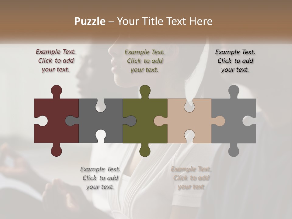 Pensioner Daughter Water PowerPoint Template