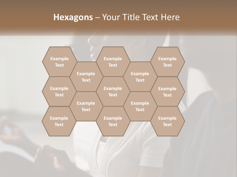 Pensioner Daughter Water PowerPoint Template