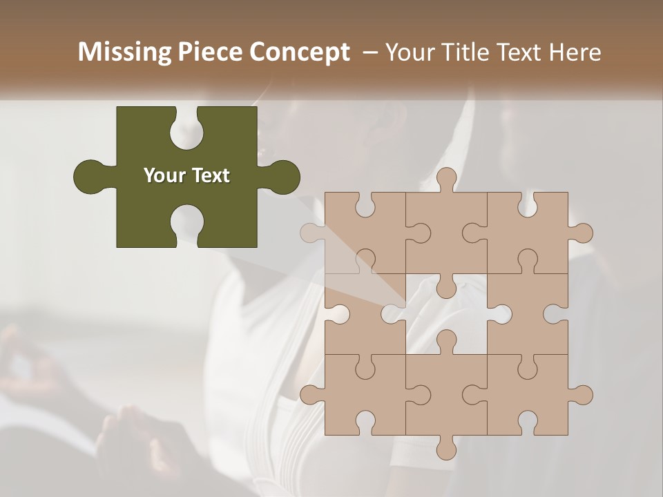 Pensioner Daughter Water PowerPoint Template