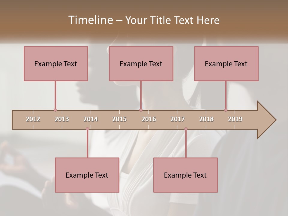 Pensioner Daughter Water PowerPoint Template