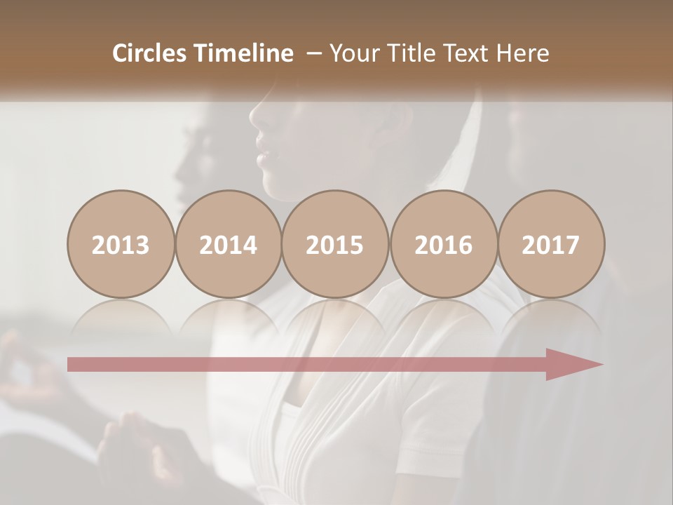 Pensioner Daughter Water PowerPoint Template