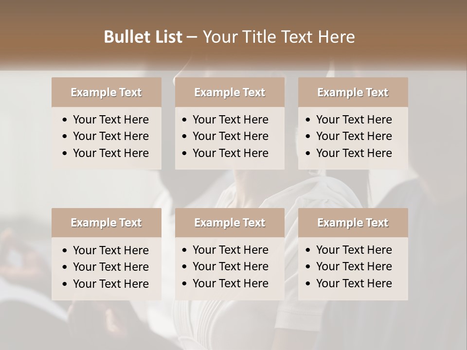 Pensioner Daughter Water PowerPoint Template