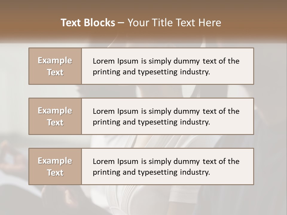 Pensioner Daughter Water PowerPoint Template