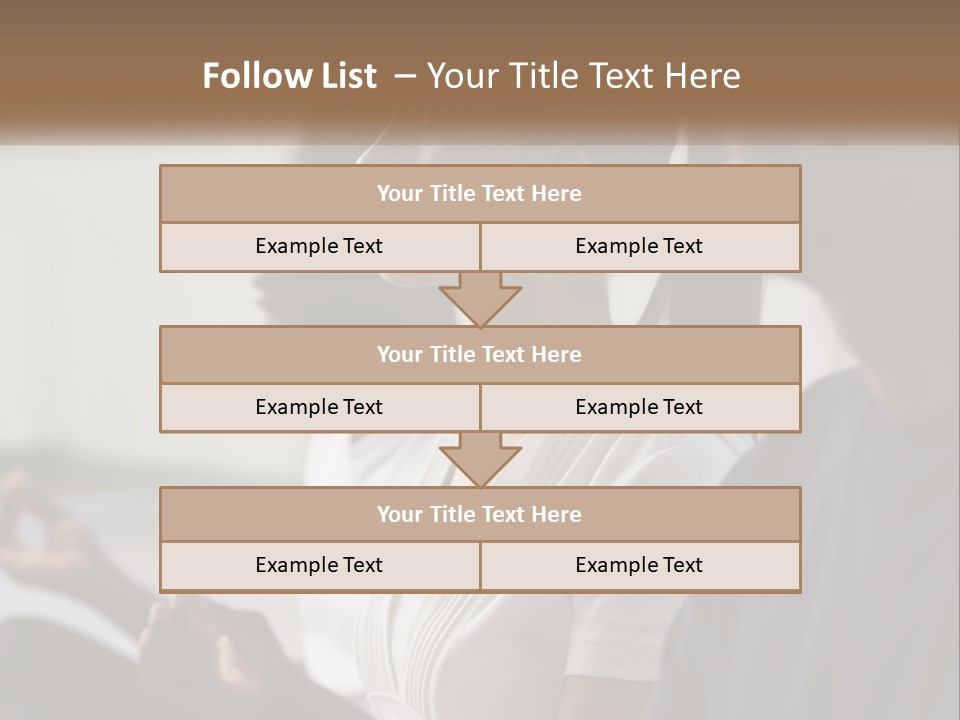 Pensioner Daughter Water PowerPoint Template