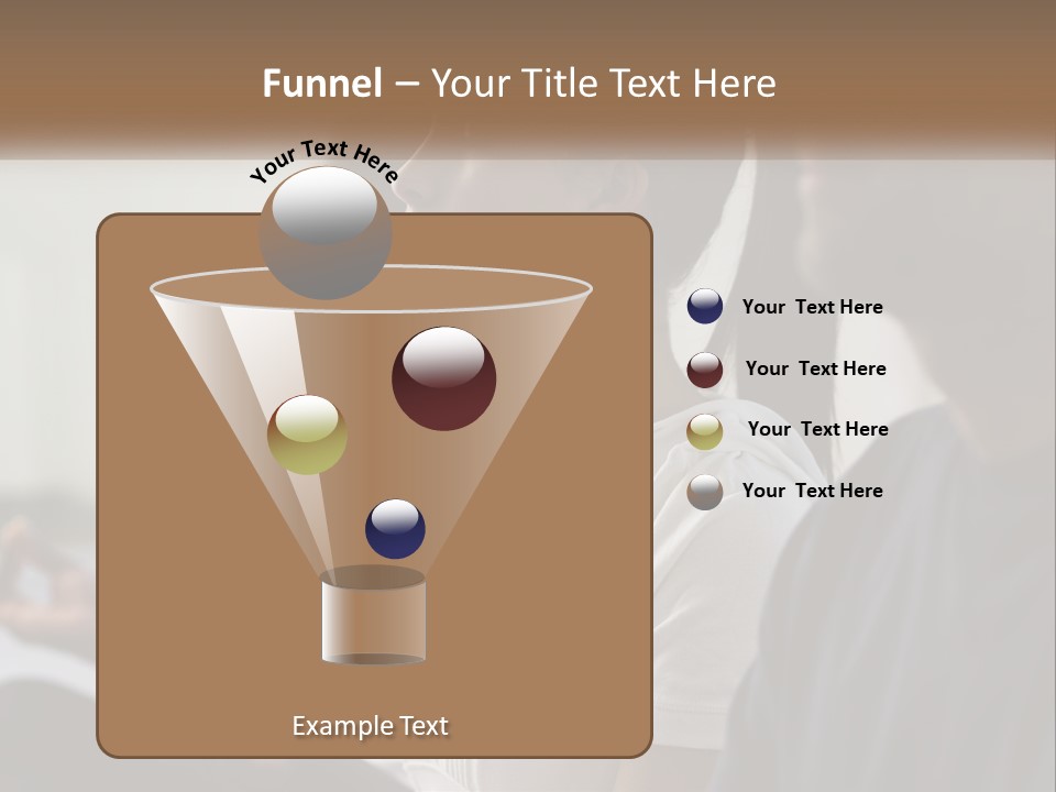 Pensioner Daughter Water PowerPoint Template