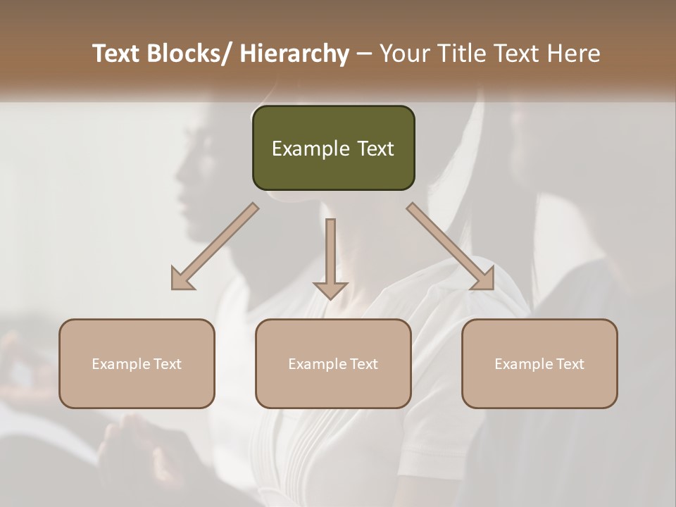 Pensioner Daughter Water PowerPoint Template