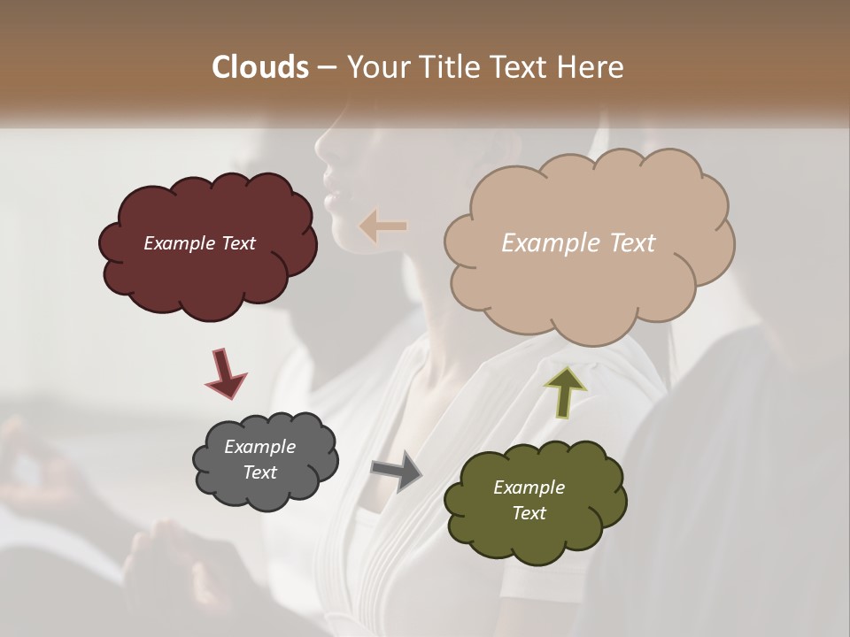 Pensioner Daughter Water PowerPoint Template