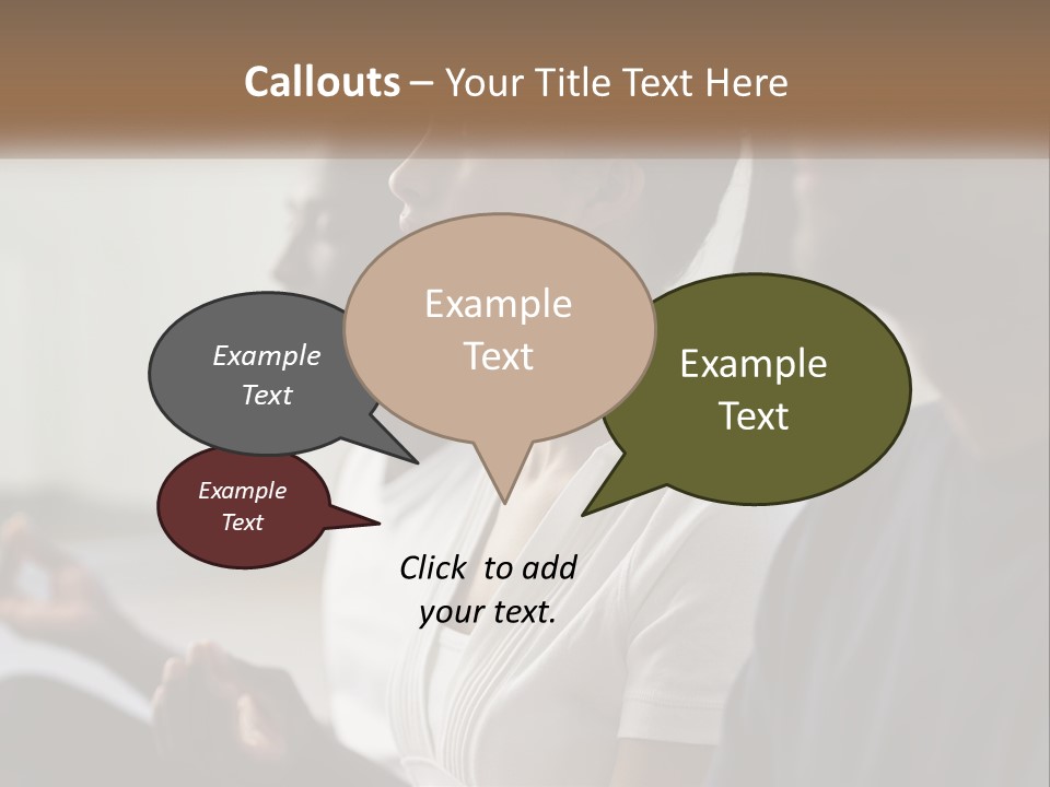 Pensioner Daughter Water PowerPoint Template