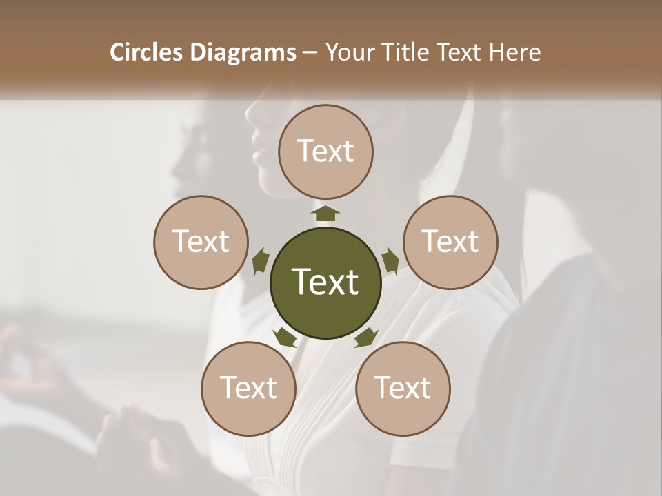 Pensioner Daughter Water PowerPoint Template