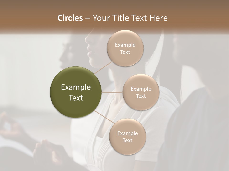 Pensioner Daughter Water PowerPoint Template