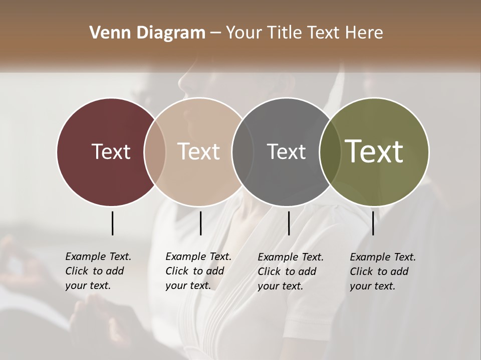 Pensioner Daughter Water PowerPoint Template