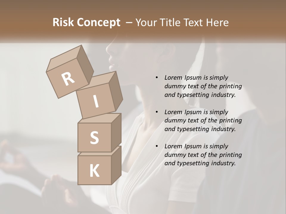 Pensioner Daughter Water PowerPoint Template