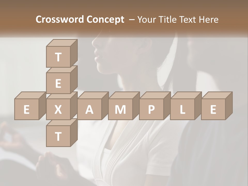 Pensioner Daughter Water PowerPoint Template